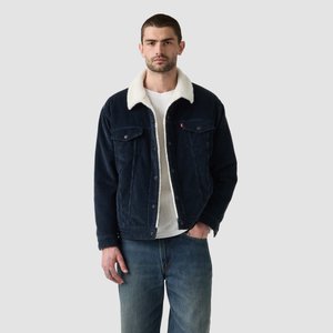 Relaxed Fit Sherpa Trucker Ceket