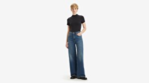Ribcage Wide Leg Kadın Jean Pantolon - Polar Perimiter