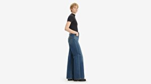 Ribcage Wide Leg Kadın Jean Pantolon - Polar Perimiter
