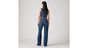 Ribcage Wide Leg Kadın Jean Pantolon - Polar Perimiter