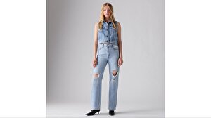 Ribcage Wide Leg Kadın Jean Pantolon - Set Up