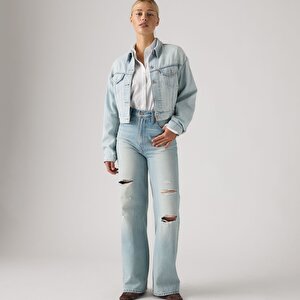 Ribcage Wide Leg Kadın Jean Pantolon - Set Up