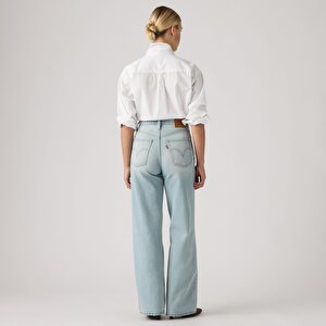 Ribcage Wide Leg Kadın Jean Pantolon - Set Up