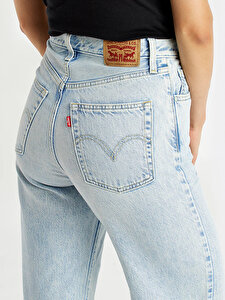Ribcage Wide Leg Kadın Jean Pantolon