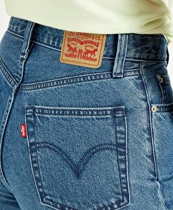 Ribcage Wide Leg Kadın Jean Pantolon - Spinnet