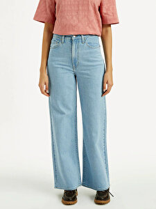 Ribcage Wide Leg Kadın Jean Pantolon