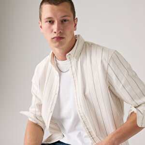 Authentic Button-Down Beyaz Gömlek