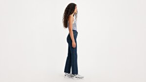 Ribcage Straight Ankle Kadın Jean Pantolon - Salsa Dark Stone