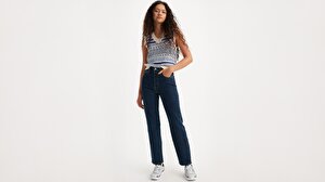Ribcage Straight Ankle Kadın Jean Pantolon - Salsa Dark Stone