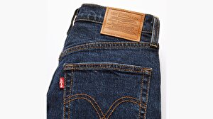 Ribcage Straight Ankle Kadın Jean Pantolon - Salsa Dark Stone