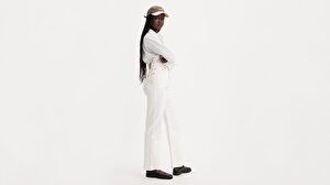 Ribcage Straight Ankle Kadın Jean Pantolon - Cloud Over
