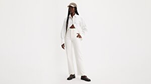 Ribcage Straight Ankle Kadın Jean Pantolon - Cloud Over