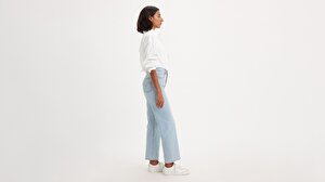 Ribcage Straight Ankle Performance Cool Kadın Jean Pantolon -  Cool Blue Popsicle