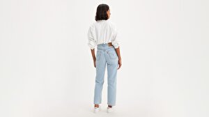 Ribcage Straight Ankle Performance Cool Kadın Jean Pantolon -  Cool Blue Popsicle
