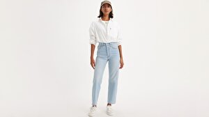 Ribcage Straight Ankle Performance Cool Kadın Jean Pantolon -  Cool Blue Popsicle