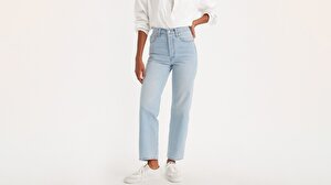 Ribcage Straight Ankle Performance Cool Kadın Jean Pantolon -  Cool Blue Popsicle