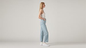 Ribcage Straight Ankle Kadın Jean Pantolon - Middle Road