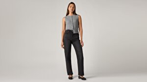 Ribcage Straight Ankle Kadın Jean Pantolon