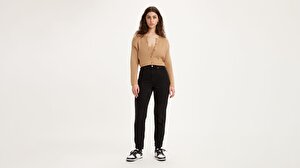 High-Waisted Mom Kadın Jean Pantolon - Flash Black