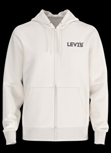 Relaxed Graphic Zip Up Sweatshirt