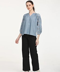 Crystal Gathered Bluz