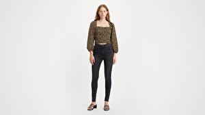 Mile High Super Skinny Kadın Jean Pantolon - Black Ground