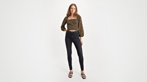 Mile High Super Skinny Kadın Jean Pantolon - Black Ground