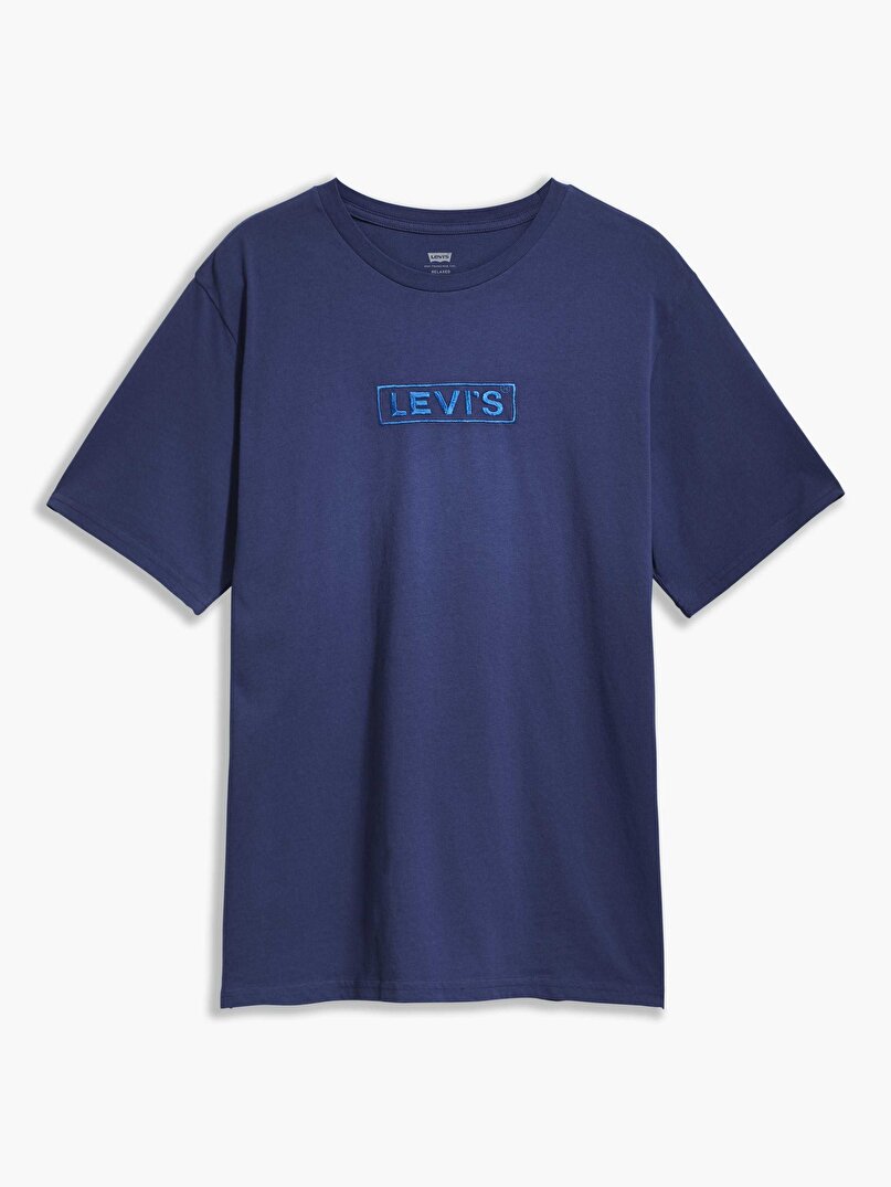 Ss Relaxed Fit Tee Bt Tonal Mavi Erkek Tişört
