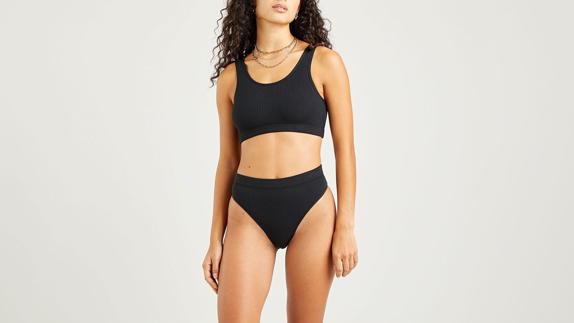 Bodywear Yüksek Bel Kadın Külot-Caviar