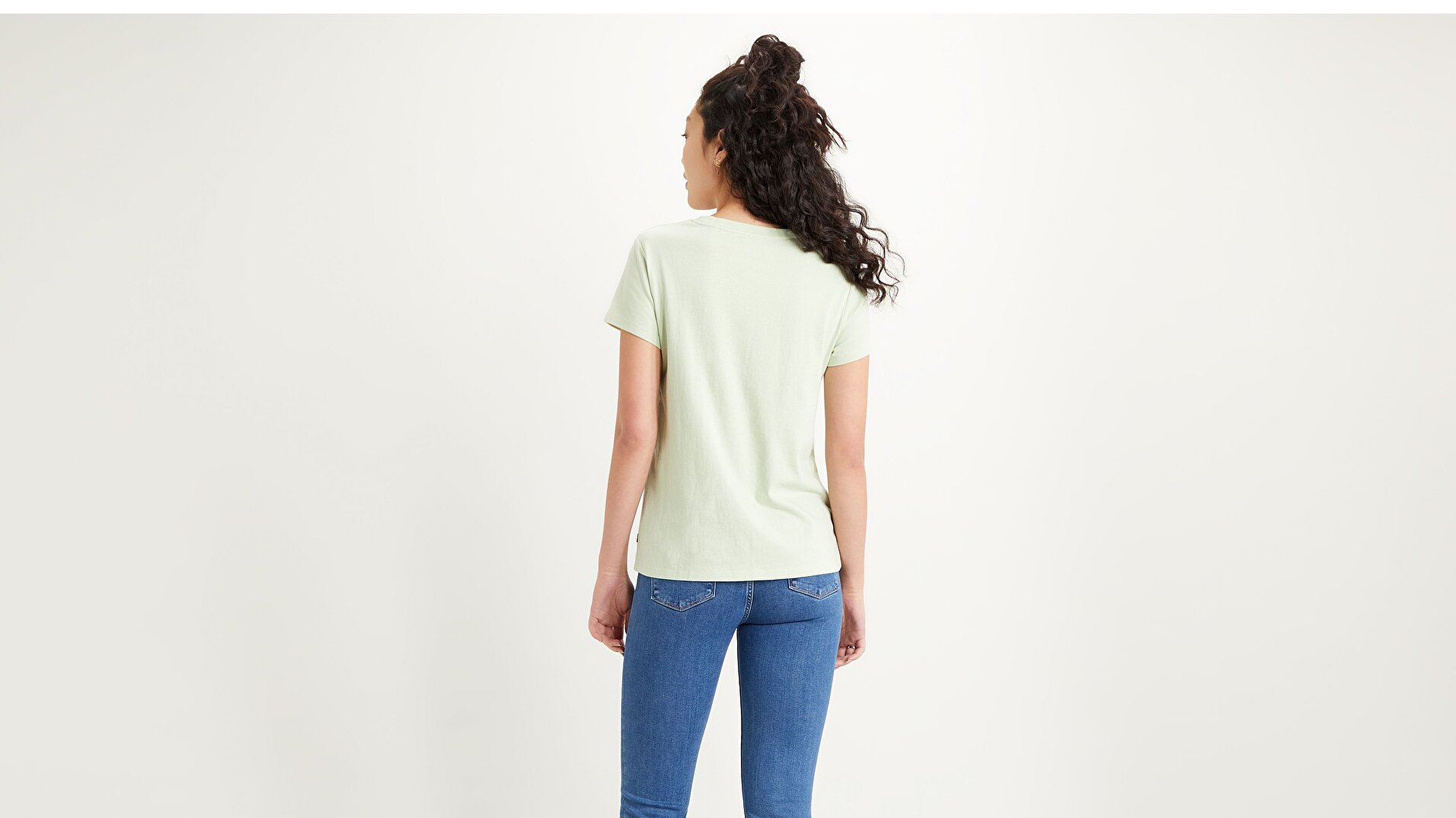 The Perfect Tee Serif Logo Kadın Yeşil Tişört