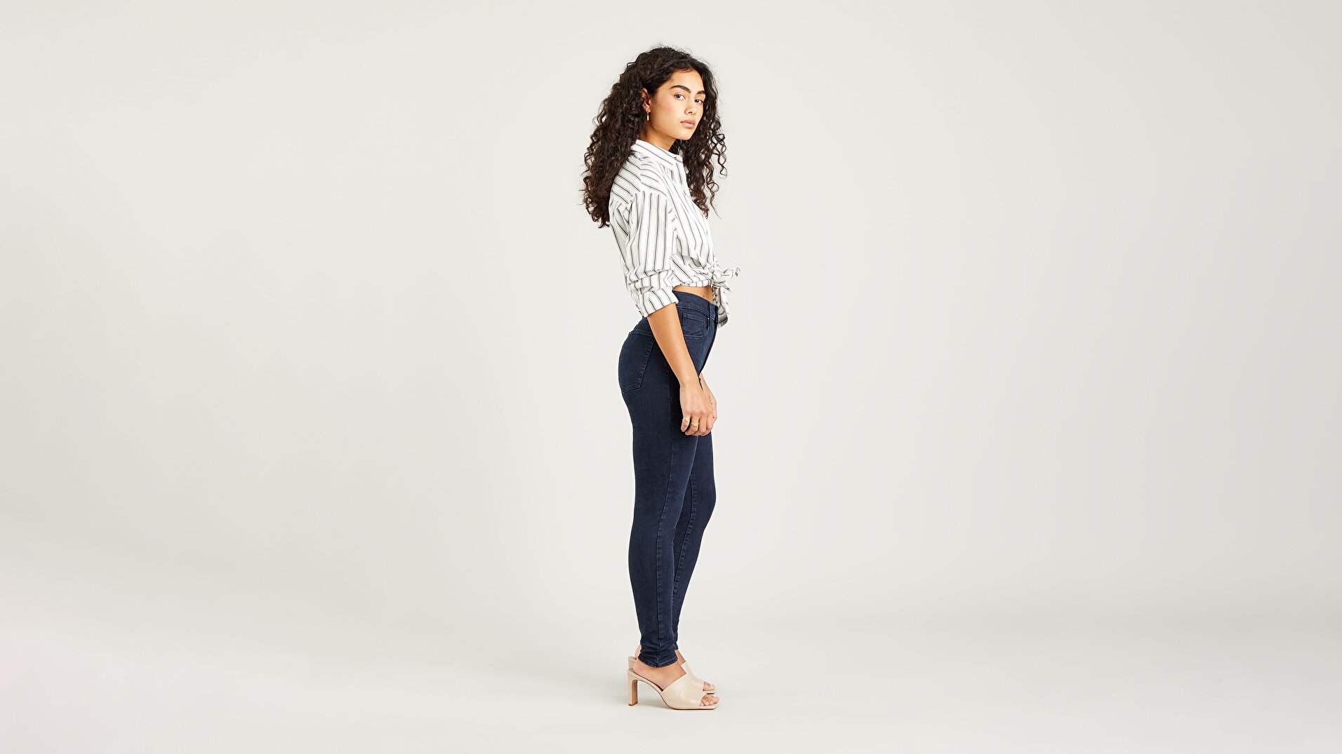 Mile High Super Skinny Kadın Jean Pantolon-Bruised Heart
