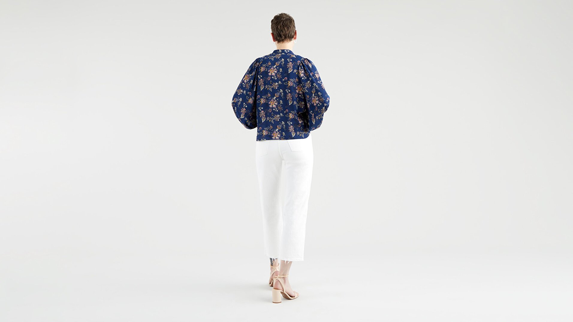 Hadley Ls Blouse Paisley Jacobian Navy Çok Renkli Kadın Gömlek