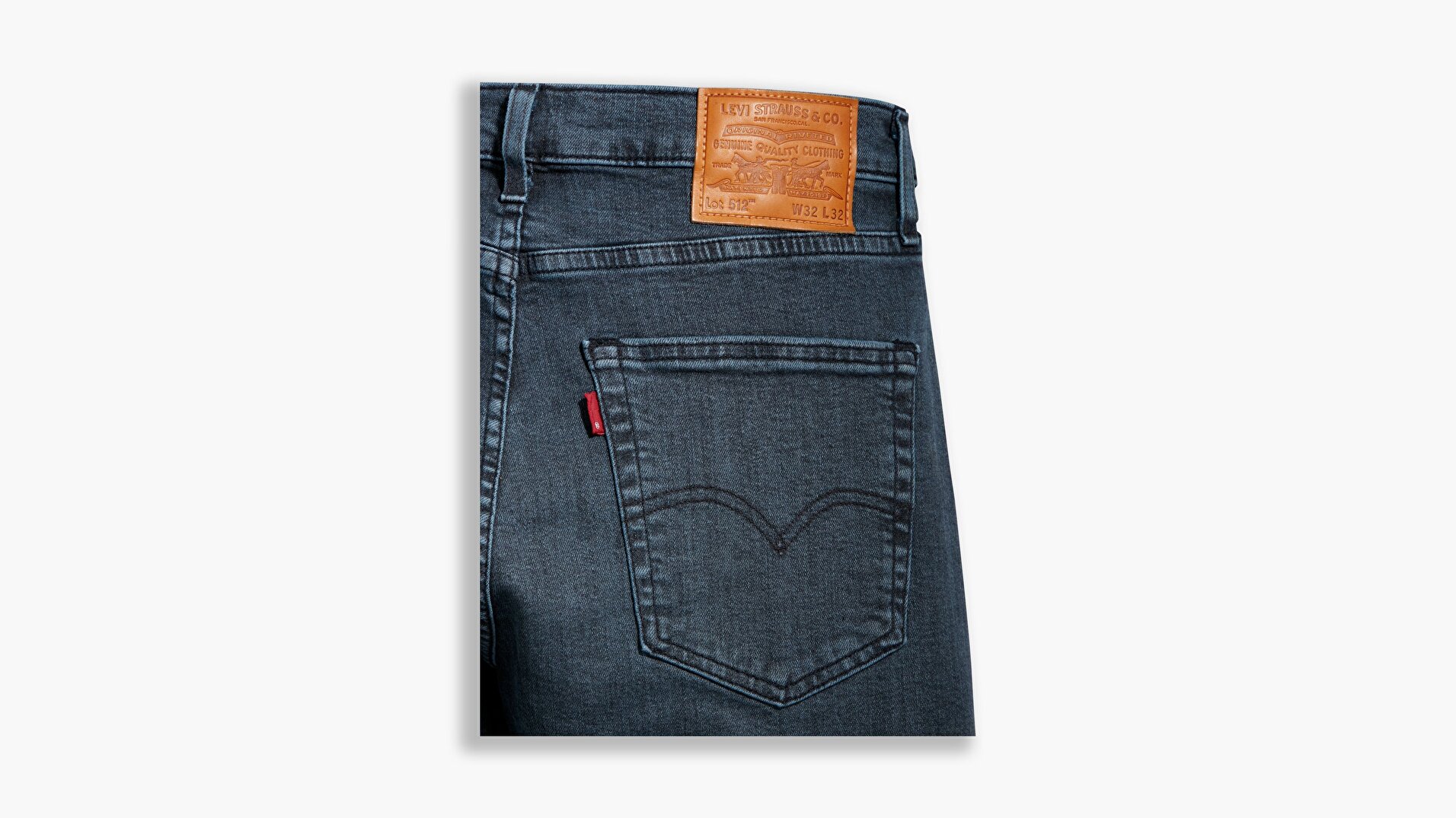 512™ Slim Taper Erkek Jean Pantolon-X9989 Lse_Richmond Blue Black Od Adv