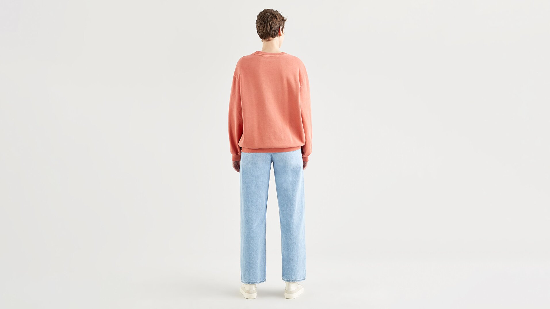 Melrose Slouchy Crew Aragon Garment Dye Nötr Kadın Sweatshirt