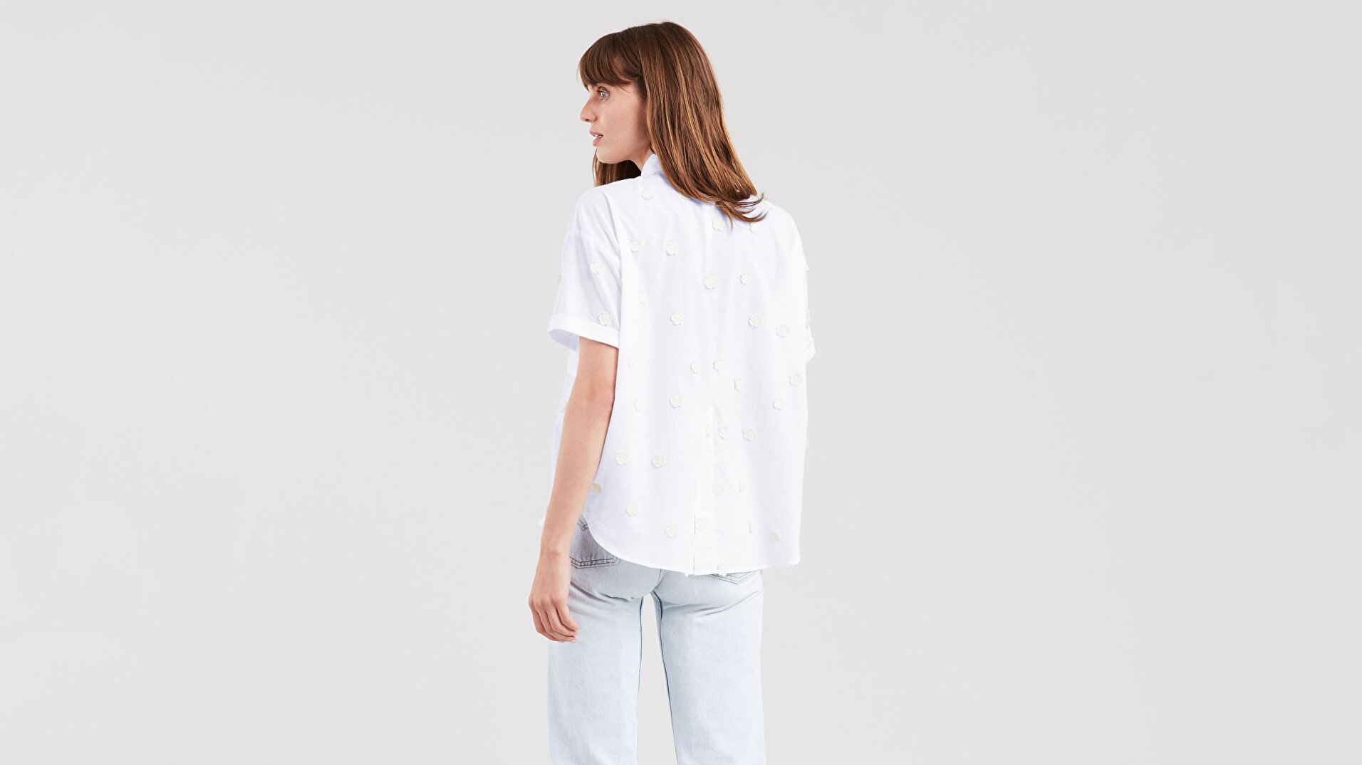 Maxine Shirt Mccoll Bright Beyaz Kadın Gömlek