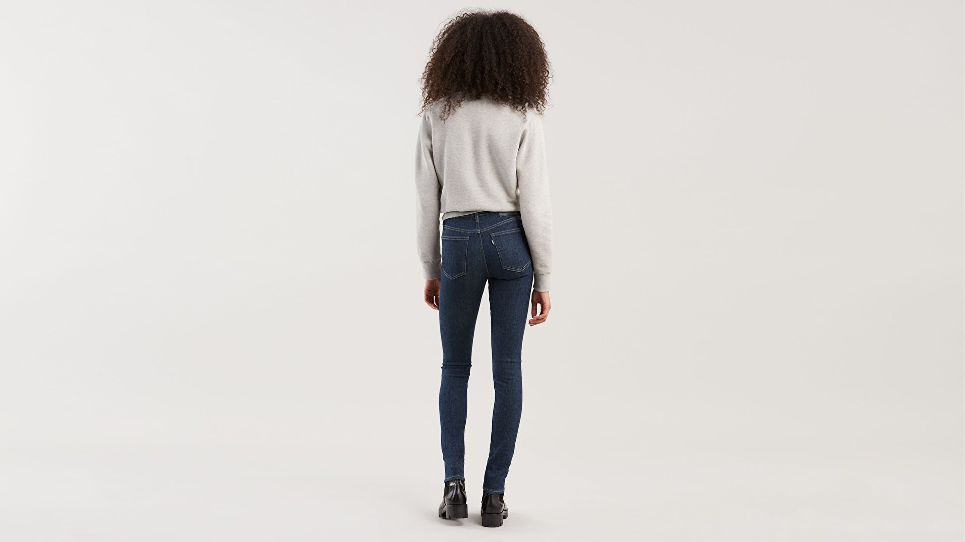 Made & Crafted® 721 Yüksek Bel Skinny Kadın Jean pantolon-Lmc Soft Selvedge Rinse