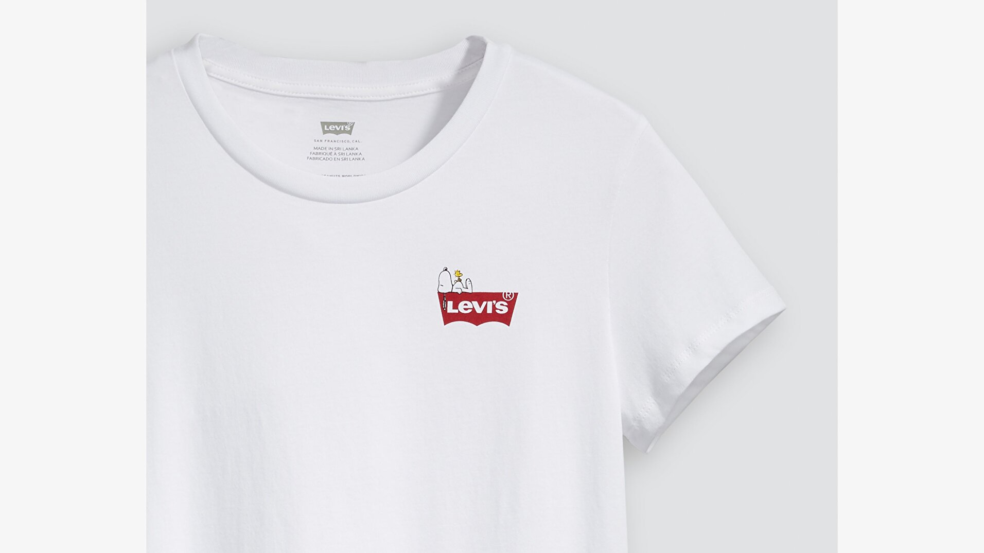 The Perfect Tee Peanuts Hsmk Chest Beyaz Kadın Tişört