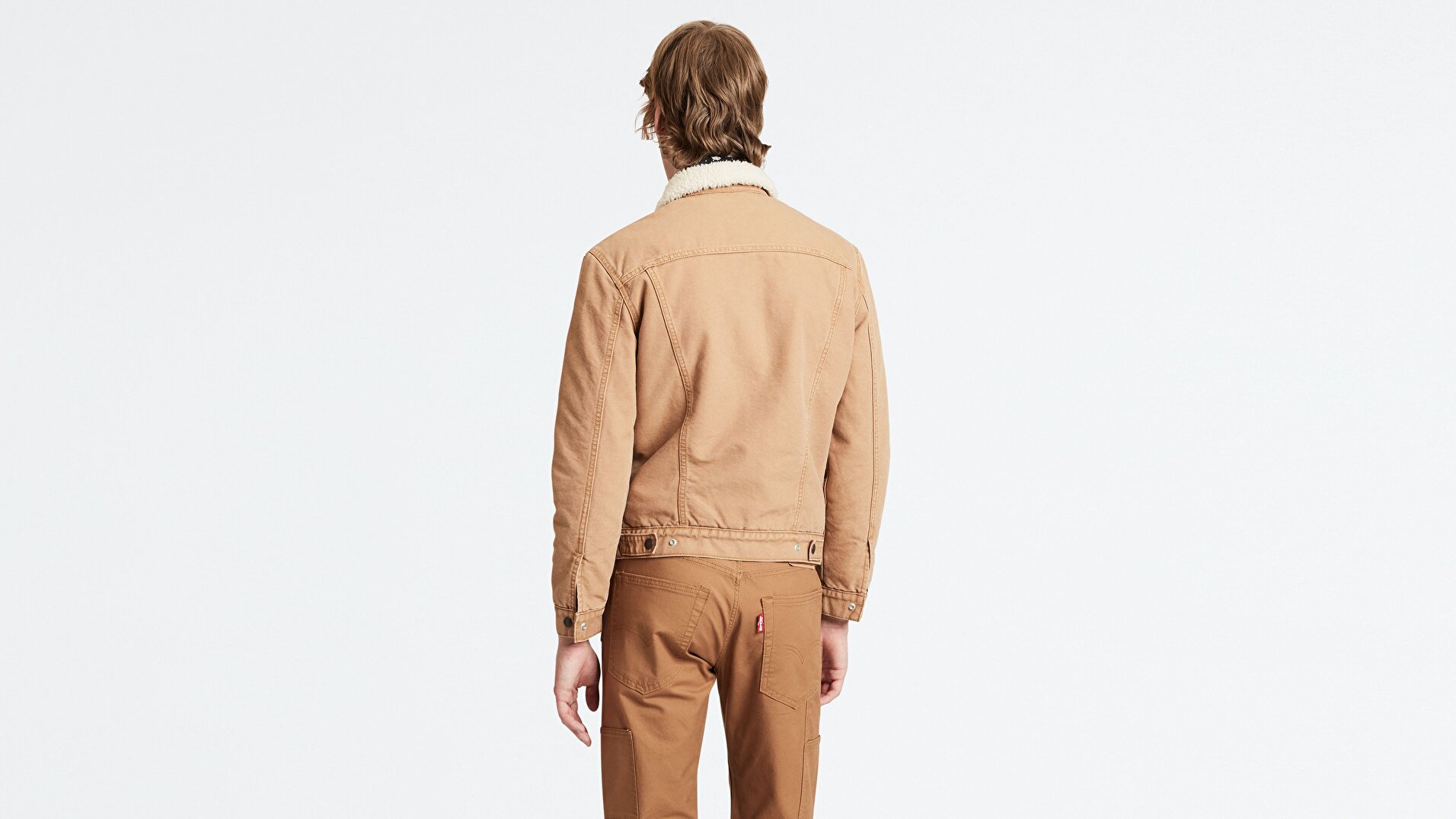 Type 3 Sherpa Trucker Desert Beyaz Erkek Trucker