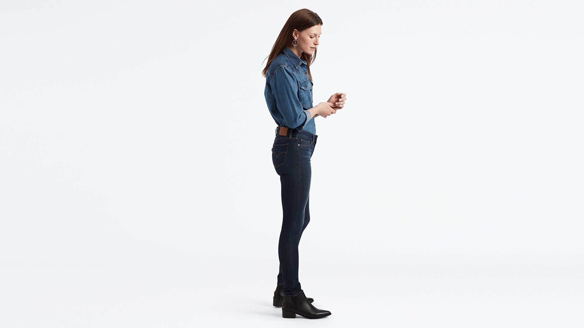 711 Skinny Fit Kadın Jean Pantolon-High Roller