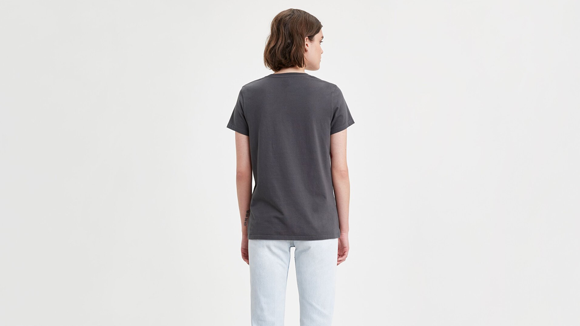 The Perfect Tee 90'S Serif Perfect Siyah Kadın Tişört