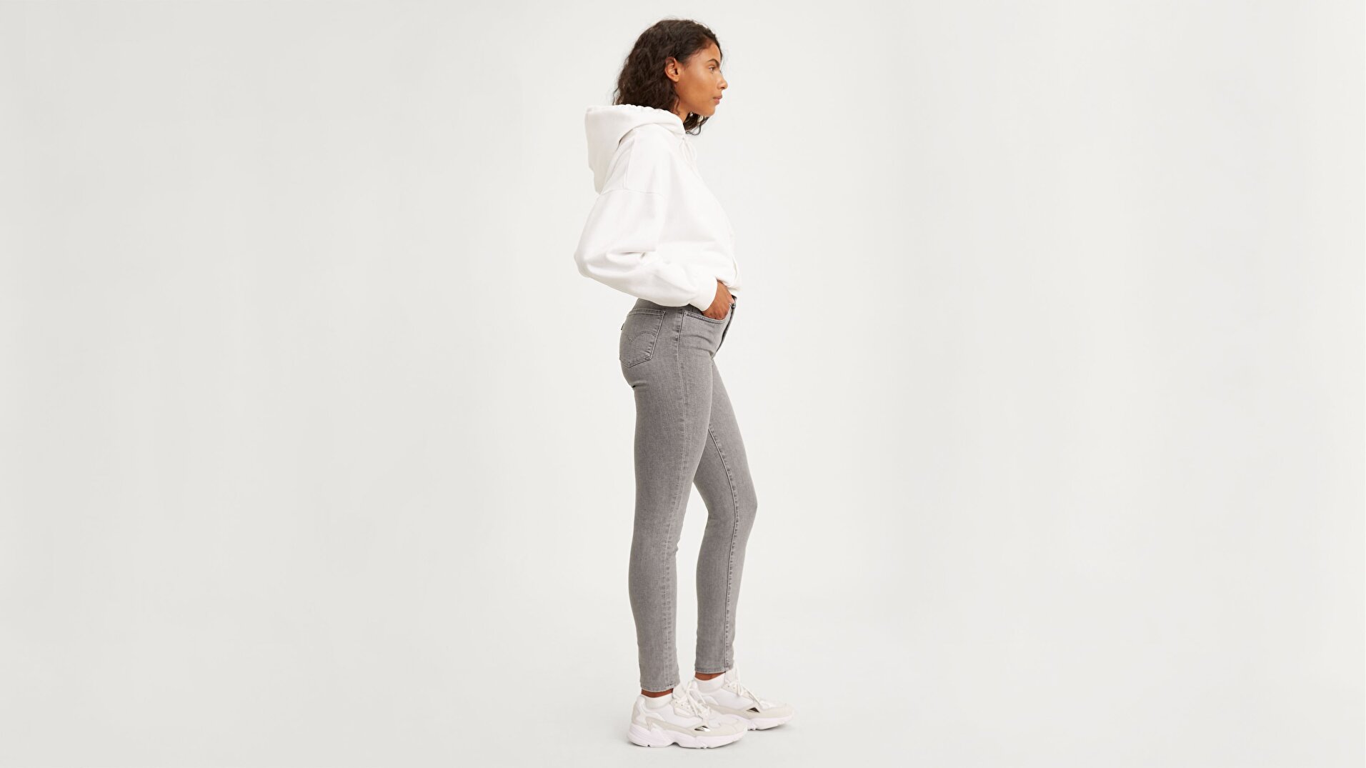 721 Yüksel Bel Skinny Fit Kadın Jean Pantolon-Set In Stone