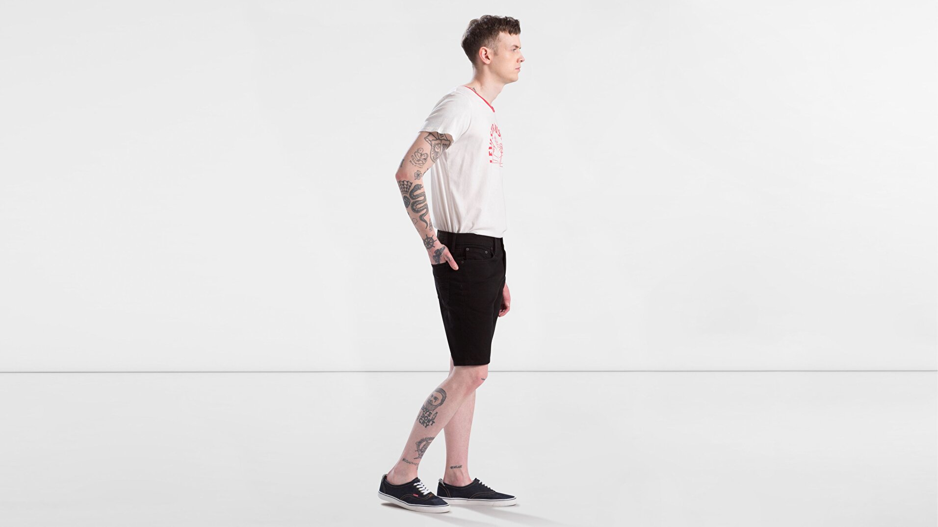 502™ Taper Erkek Jean Şort-Eight Ball