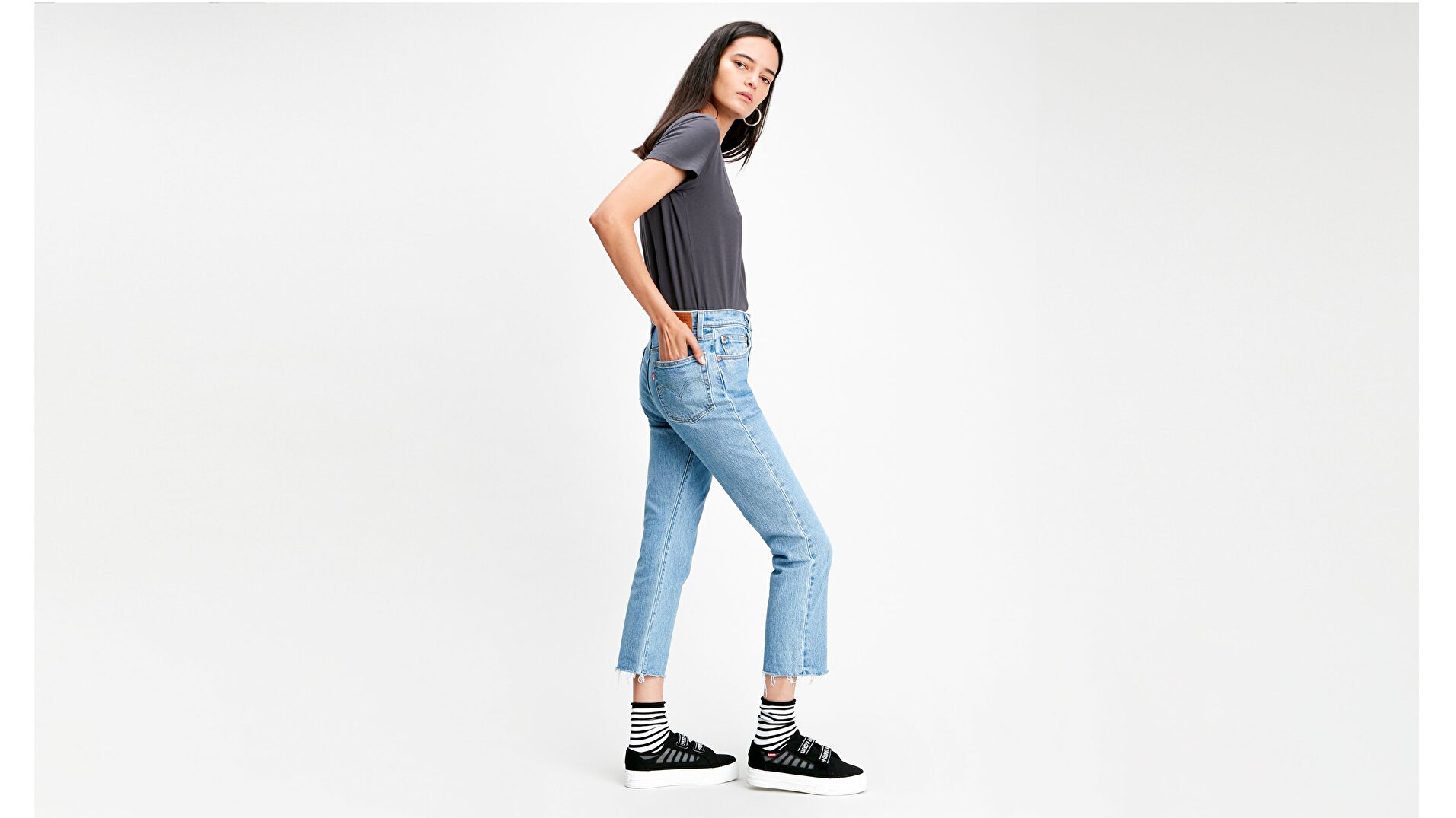 501® Kadın Crop Jean Pantolon-Tango Beats
