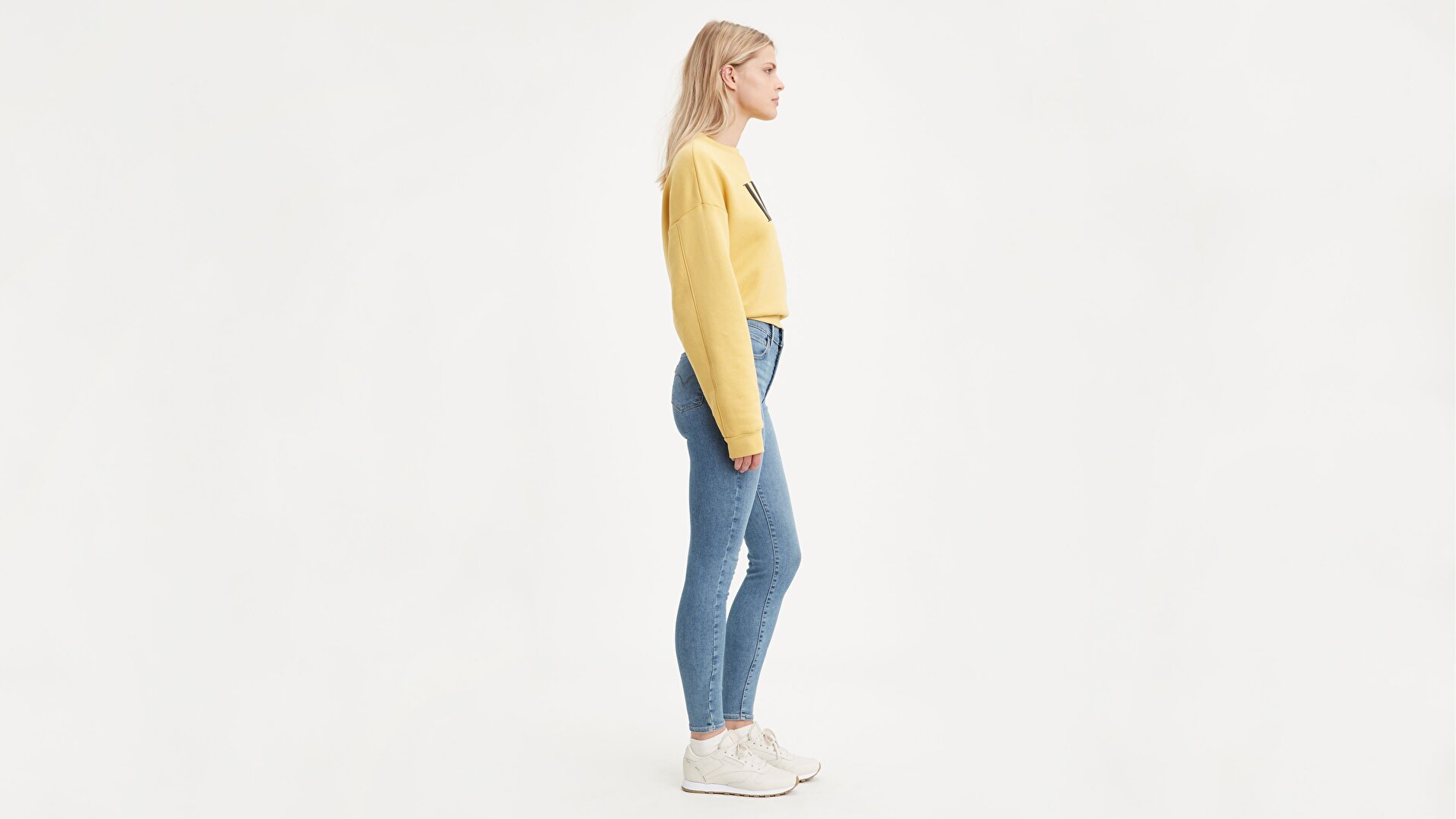 720 Yüksek Bel Süper Skinny Kadın Jean Pantolon-Velocity Squa