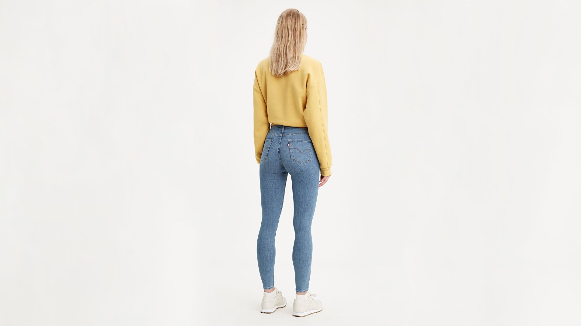 720 Yüksek Bel Süper Skinny Kadın Jean Pantolon-Velocity Squa