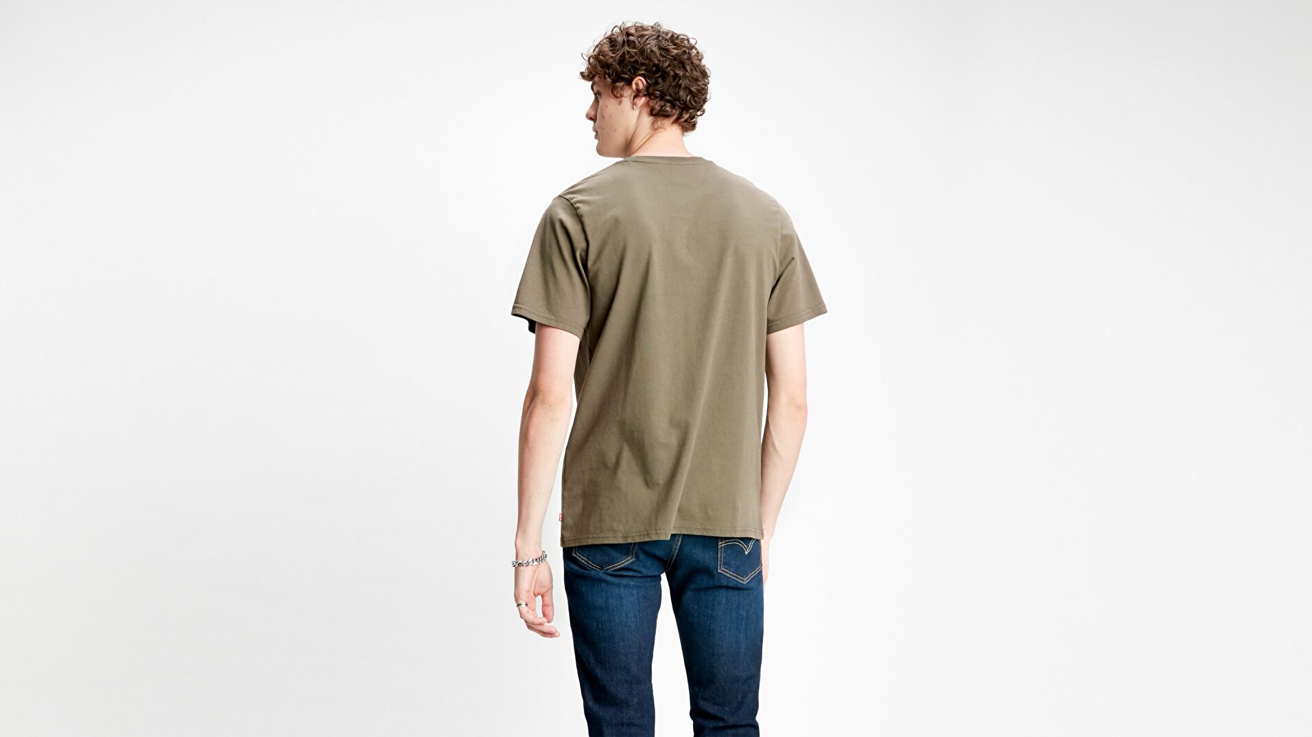 Relaxed Graphic Tee Ssnl Serif Yeşil Erkek Tişört