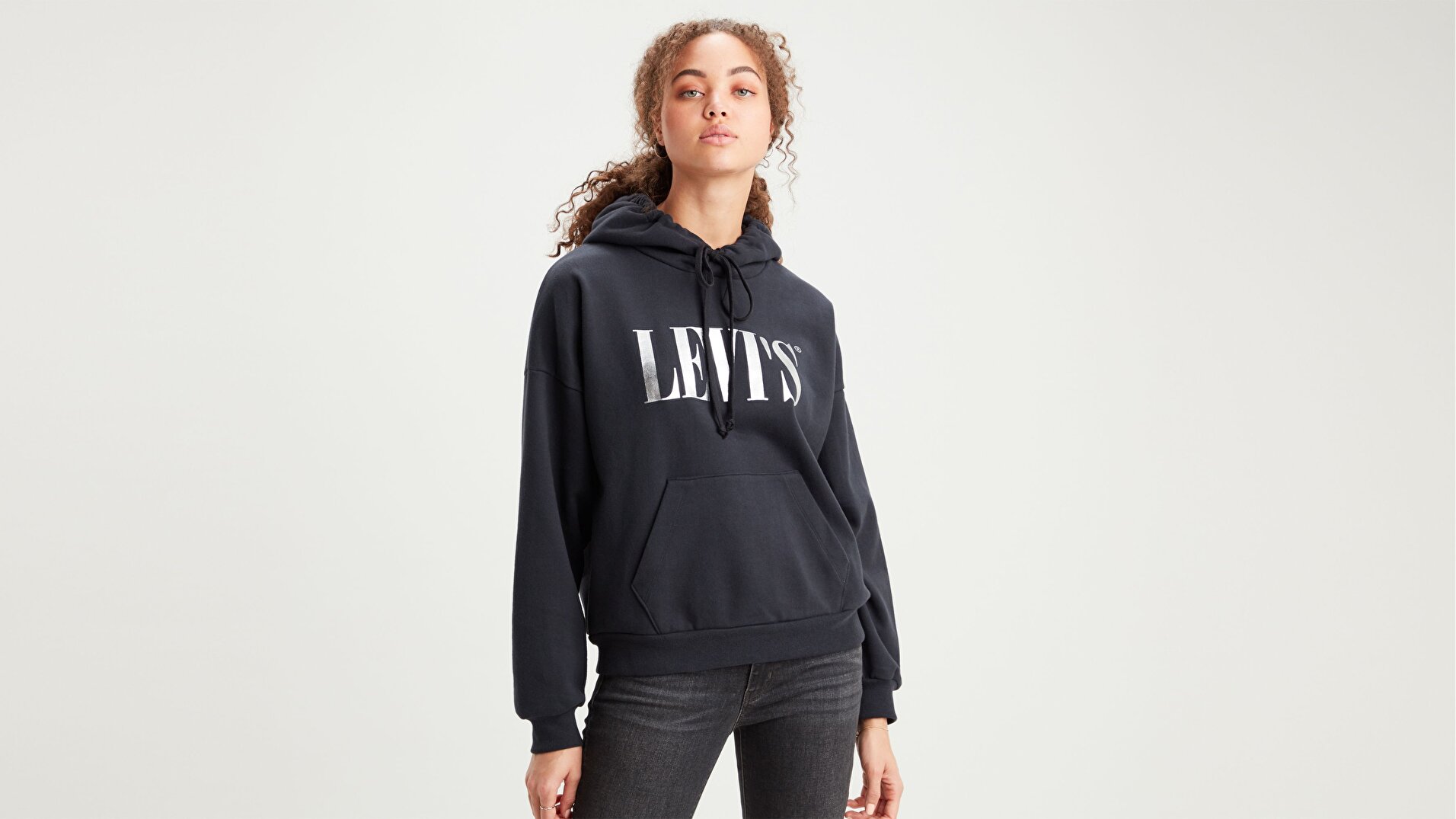 Graphic 2020 Hoodie Hoodie Tall Siyah Kadın Kapüşonlu Sweatshirt