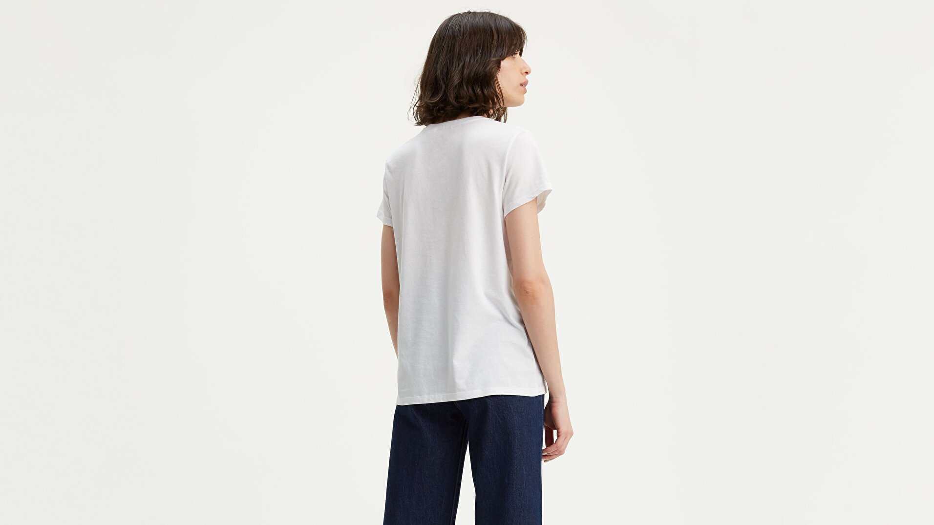 The Perfect Tee Core Housemark Beyaz Kadın Tişört
