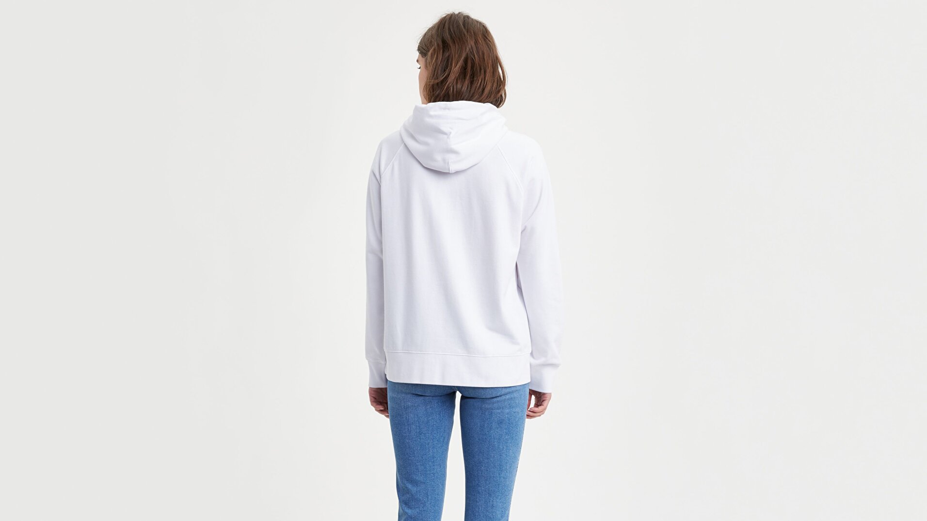 Graphic Sport Hoodie Hoodie Cali Beyaz Kadın Kapüşonlu Sweatshirt