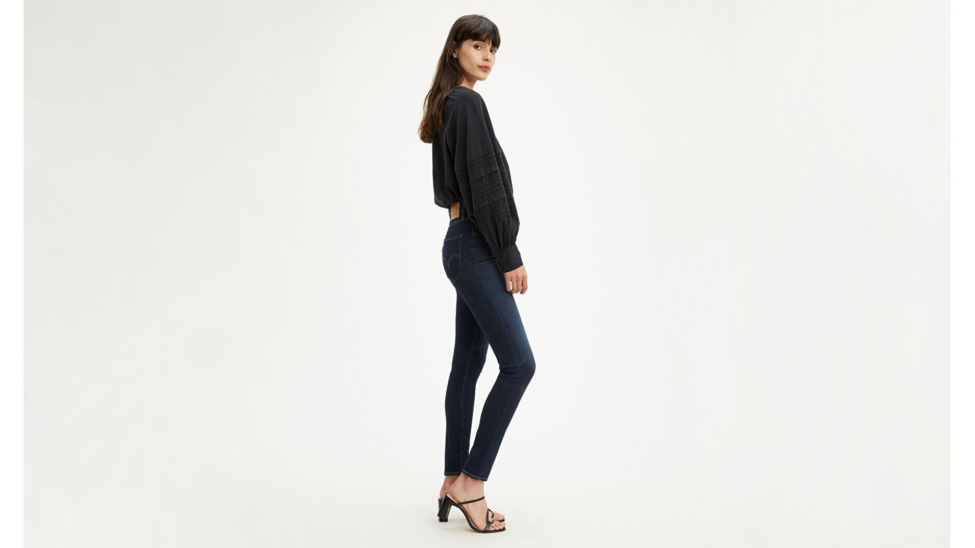Mile High Super Skinny Kadın Jean Pantolon-Echo Darkness